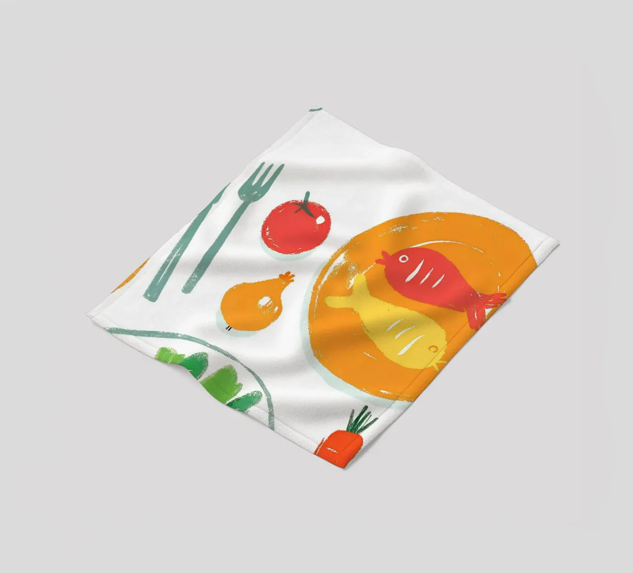Cibo sano e nutriente coperta in pile da PREKETEWE