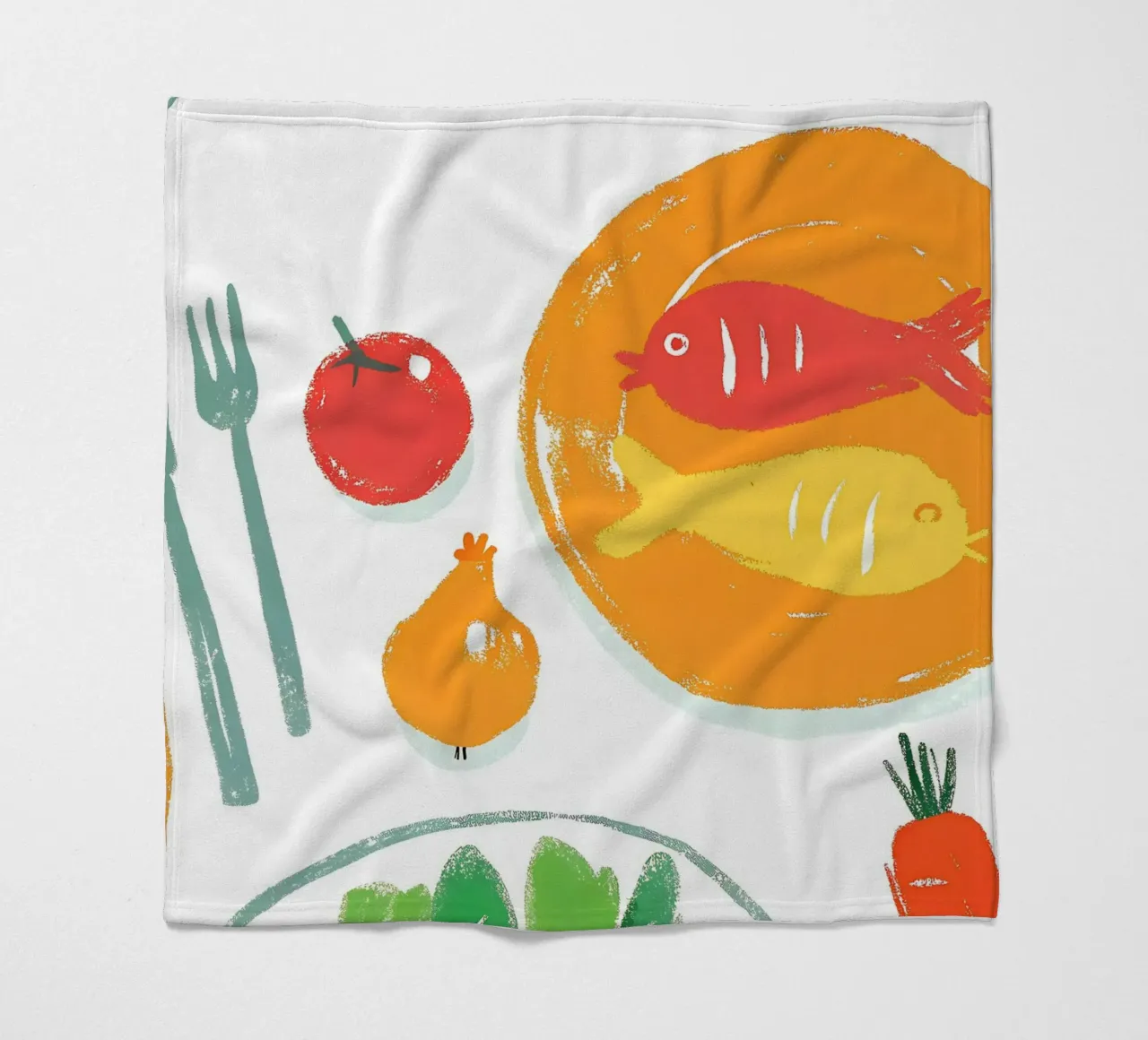 Cibo sano e nutriente coperta in pile da PREKETEWE