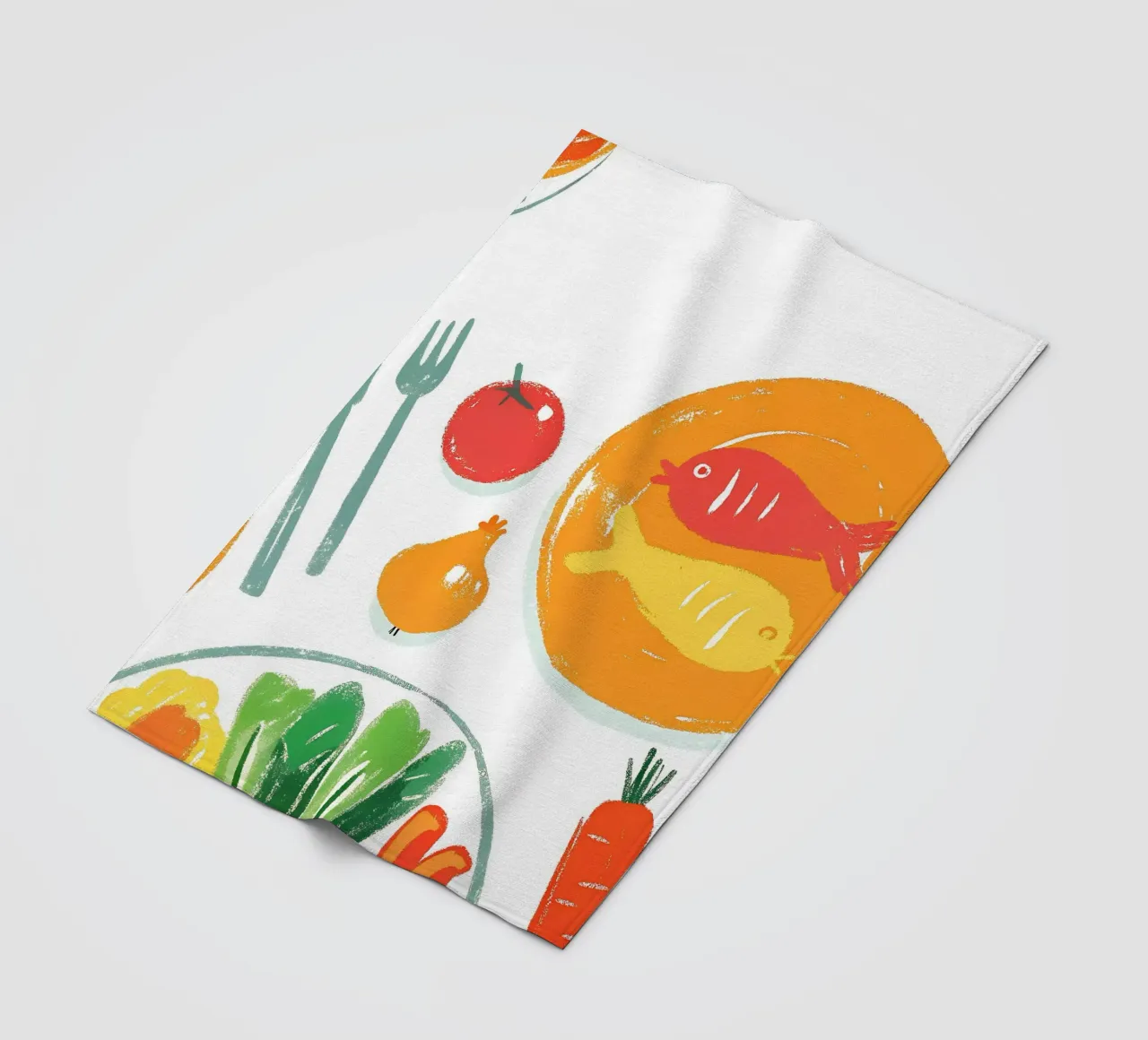 Cibo sano e nutriente coperta in pile da PREKETEWE