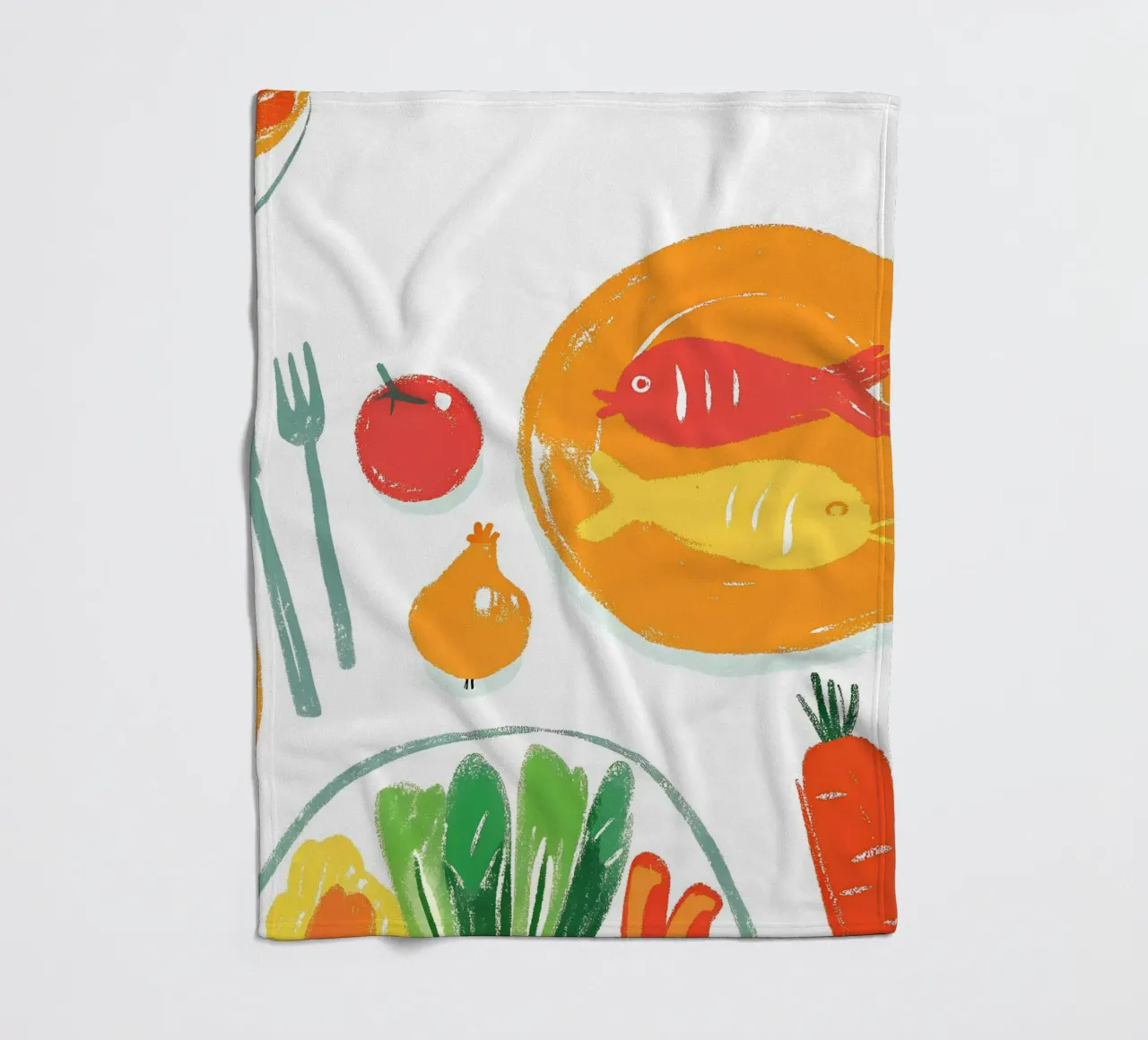 Cibo sano e nutriente coperta in pile da PREKETEWE