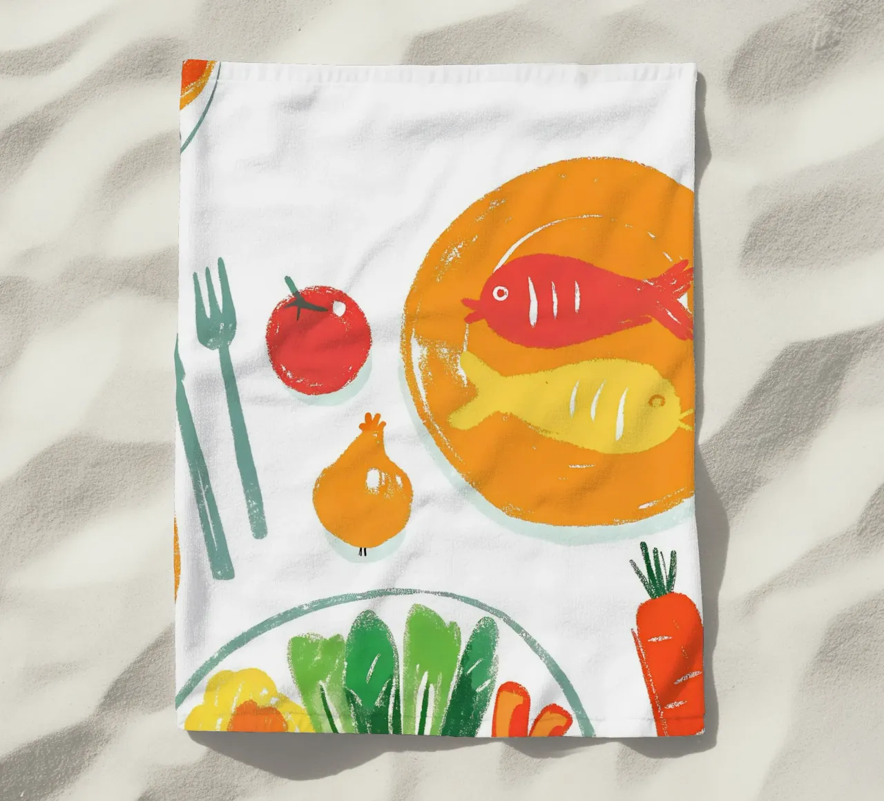 Cibo sano e nutriente telo mare da PREKETEWE