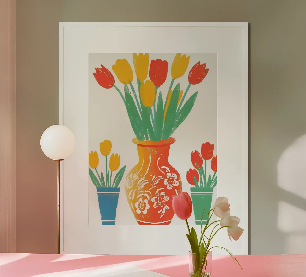 Tre vasi di fiori poster con telaio in alluminio da PREKETEWE