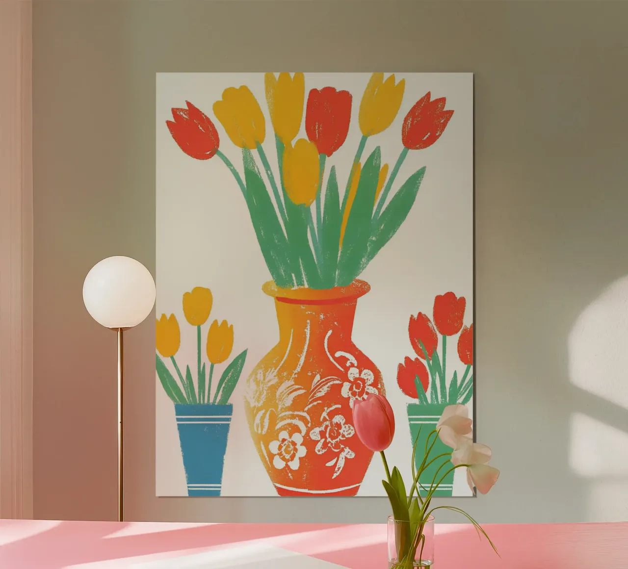 Tre vasi di fiori poster con telaio in alluminio da PREKETEWE