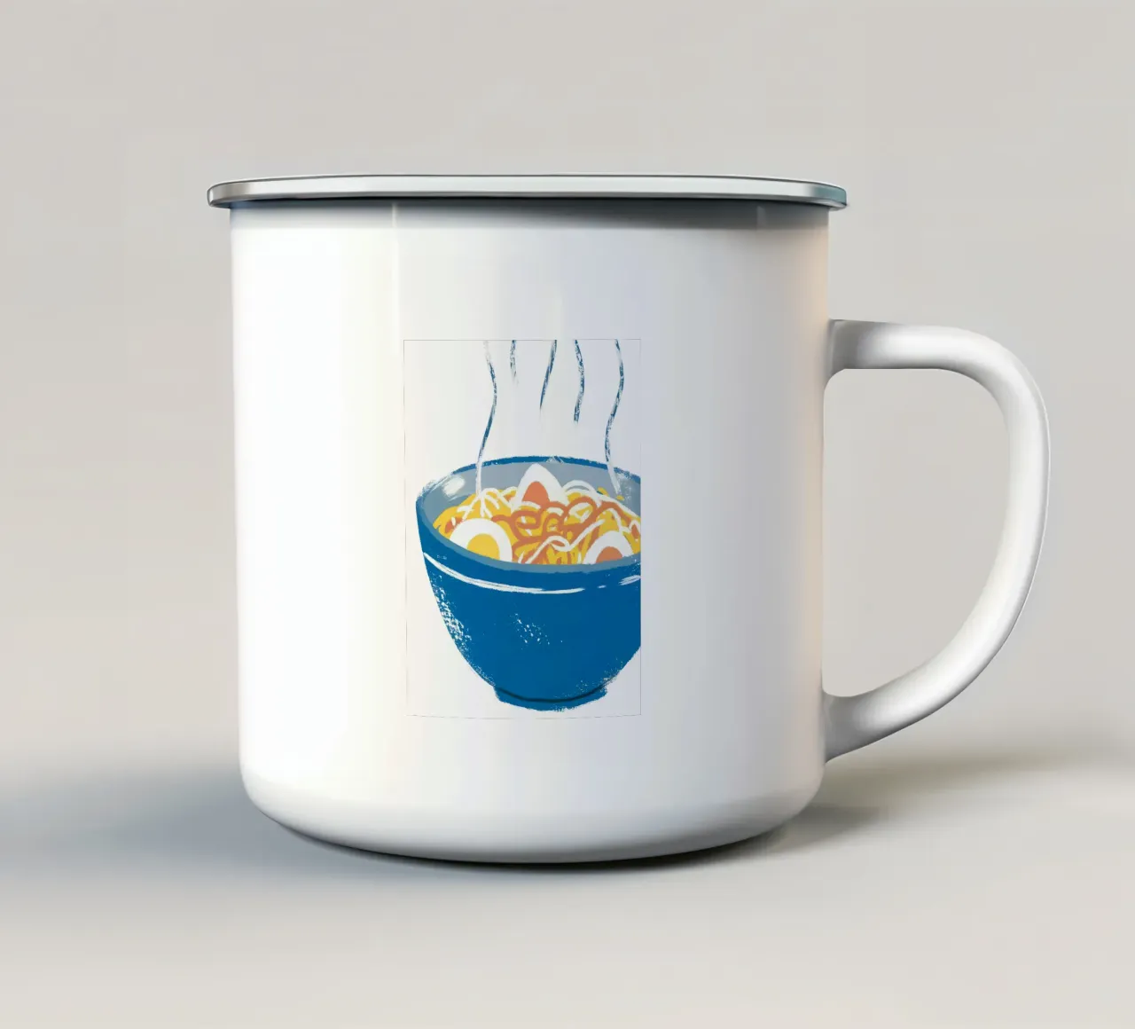 Tagliatelle per la colazione tazza in smalto da PREKETEWE
