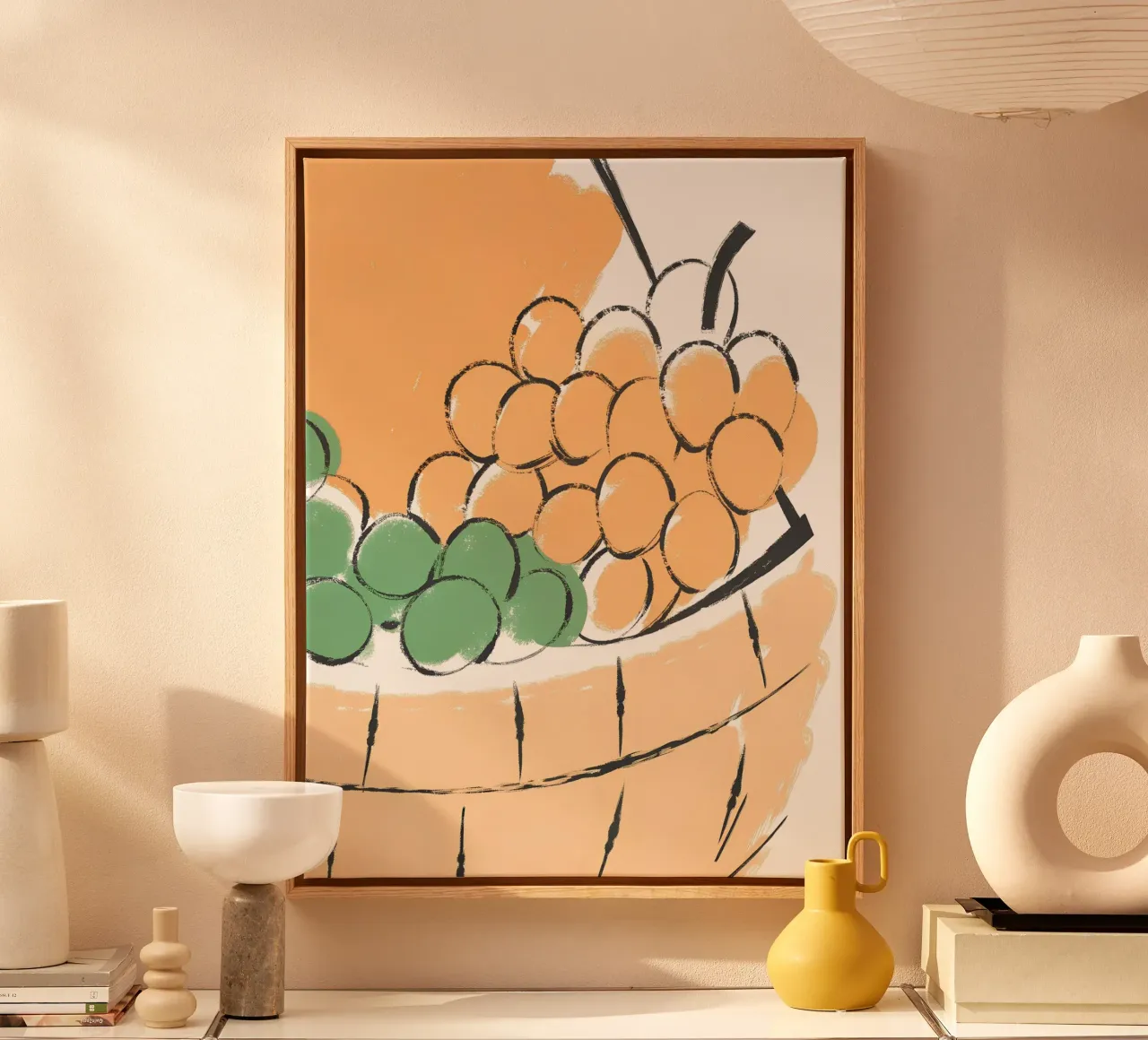Frutta tela con Cornice a cassetta da PREKETEWE