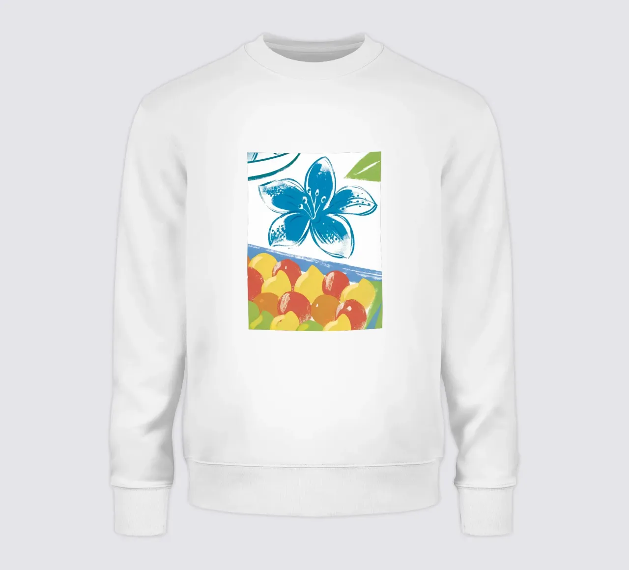 Fiori e frutta felpa da PREKETEWE