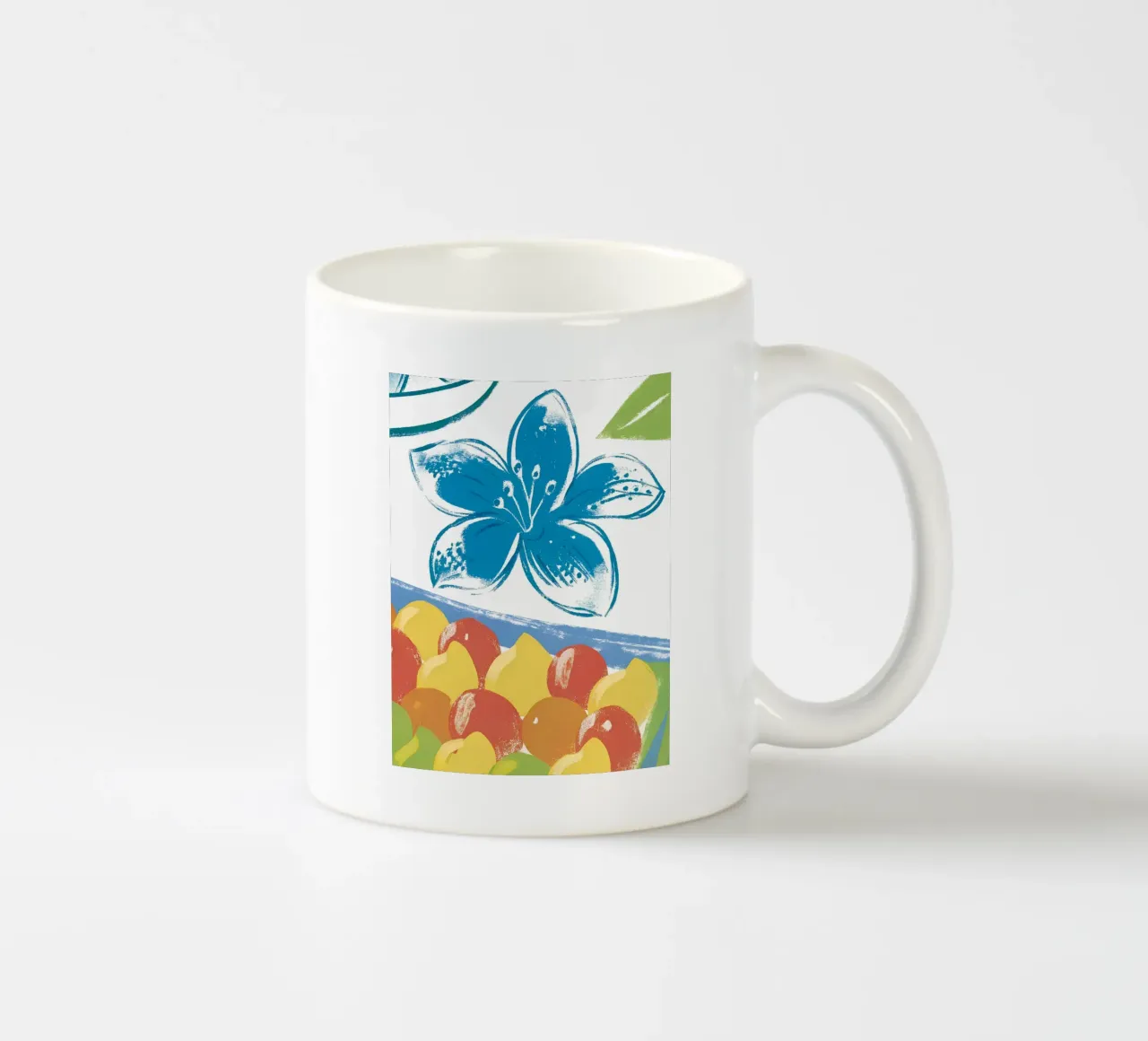 Fiori e frutta tazza in ceramica da PREKETEWE