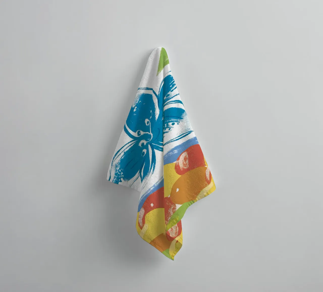 Fiori e frutta asciugamano da bagno da PREKETEWE