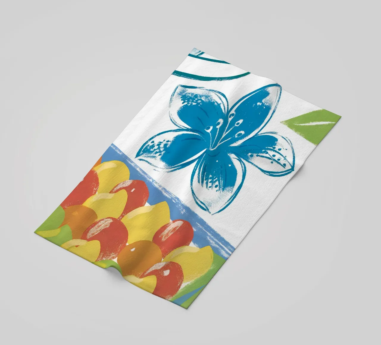 Fiori e frutta telo mare da PREKETEWE