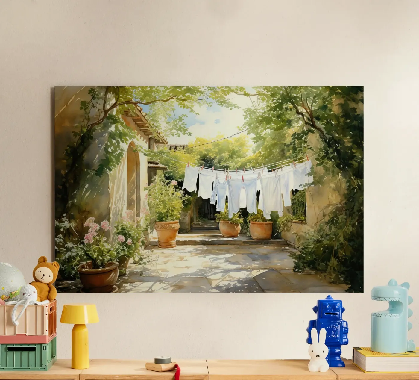 Laundry pannello forex da Artsy Bessy
