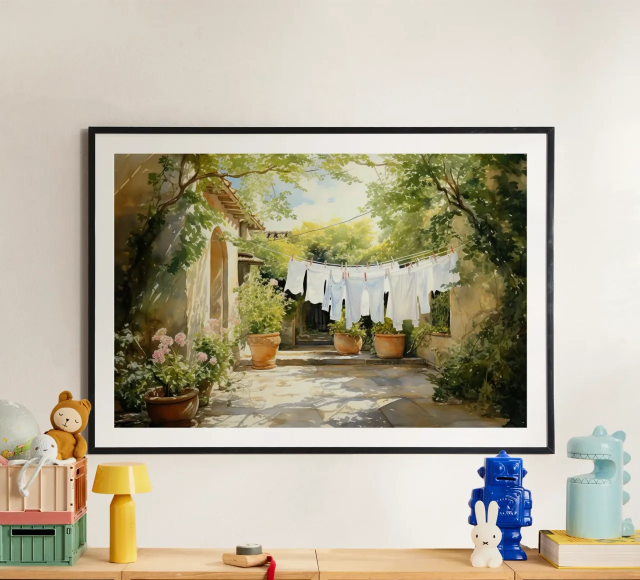 Laundry poster da Artsy Bessy