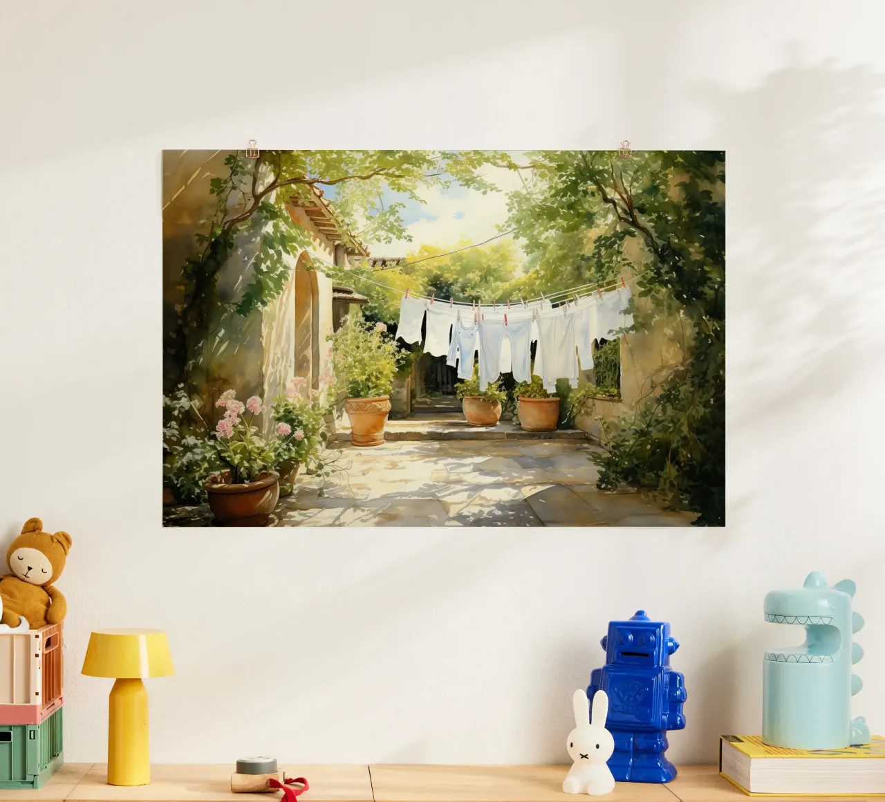 Laundry poster da Artsy Bessy