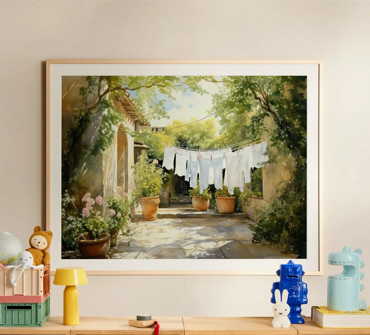 Laundry poster da Artsy Bessy