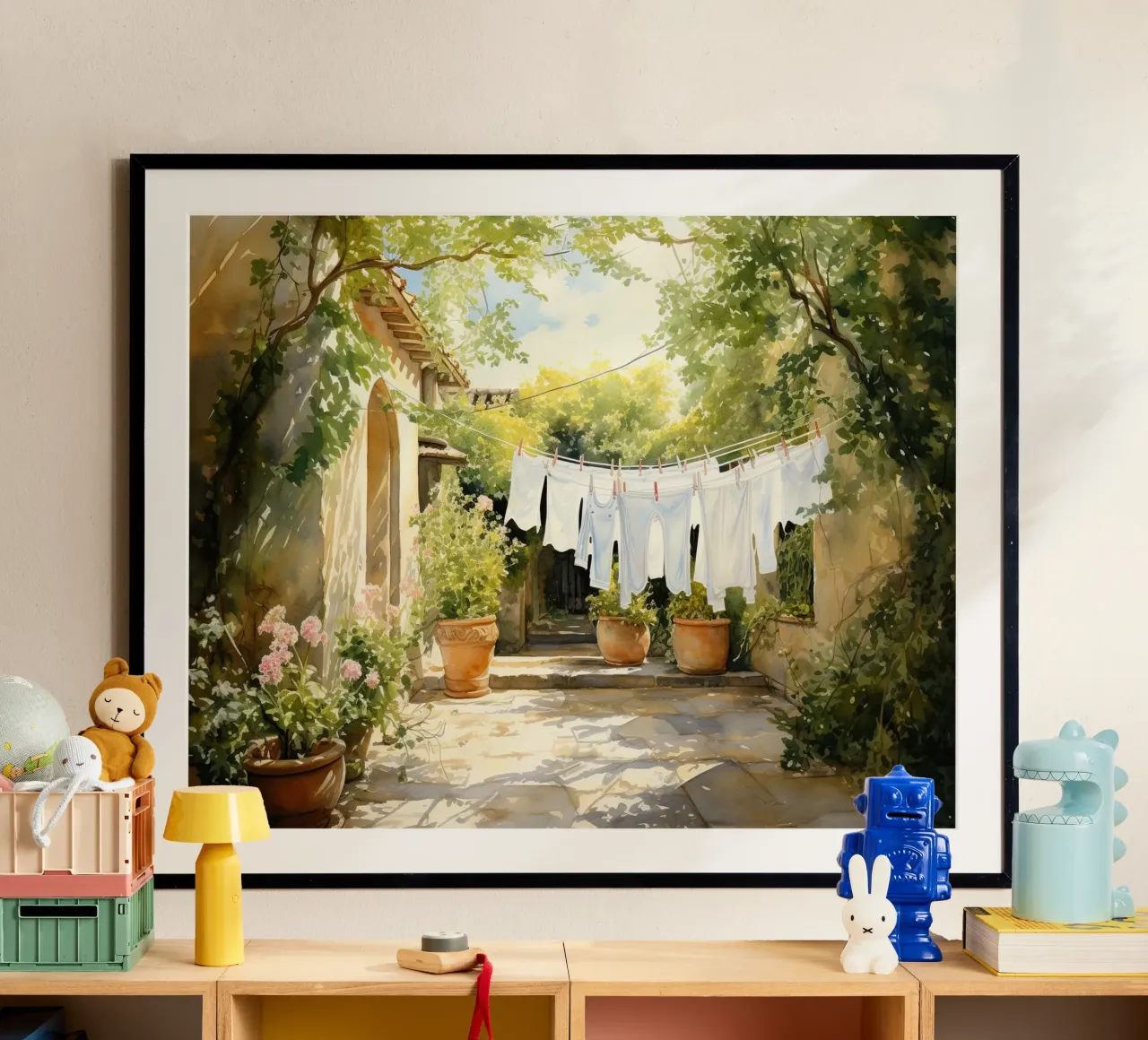 Laundry poster da Artsy Bessy