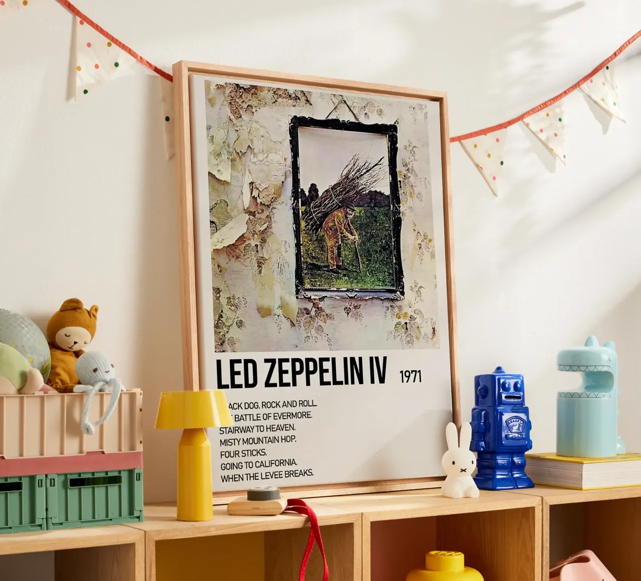 Led Zeppeelin tela con Cornice a cassetta da Roronoa7