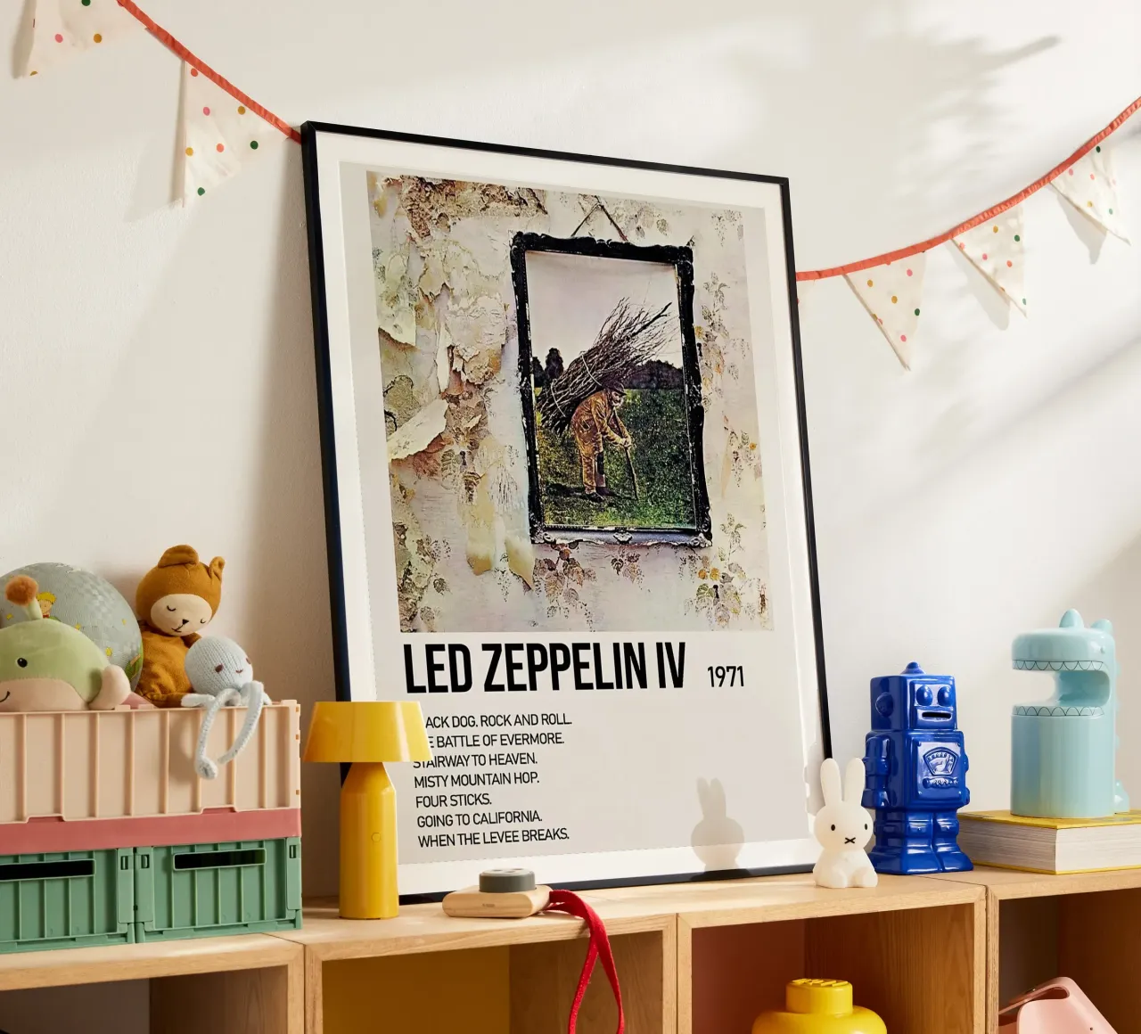 Led Zeppeelin poster con telaio in plastica da Roronoa7