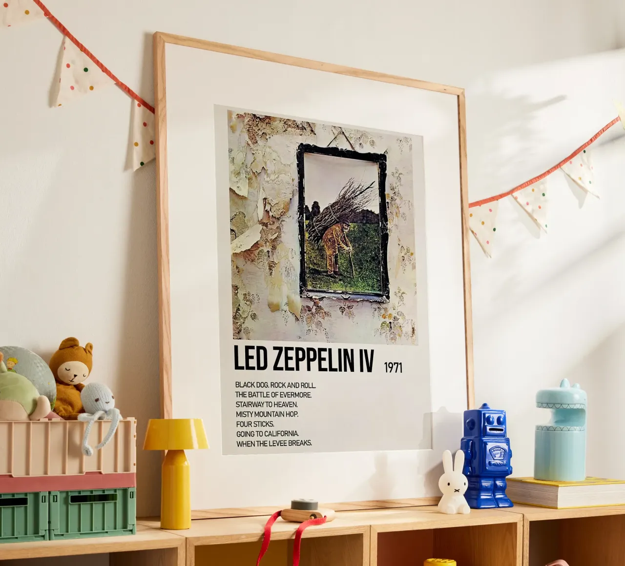 Led Zeppeelin poster con telaio in plastica da Roronoa7
