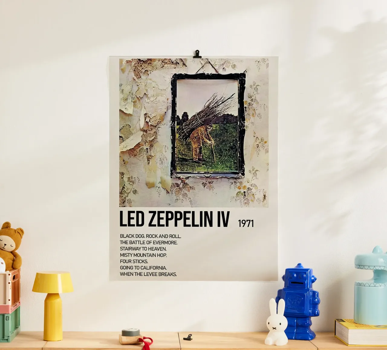 Led Zeppeelin poster con telaio in plastica da Roronoa7