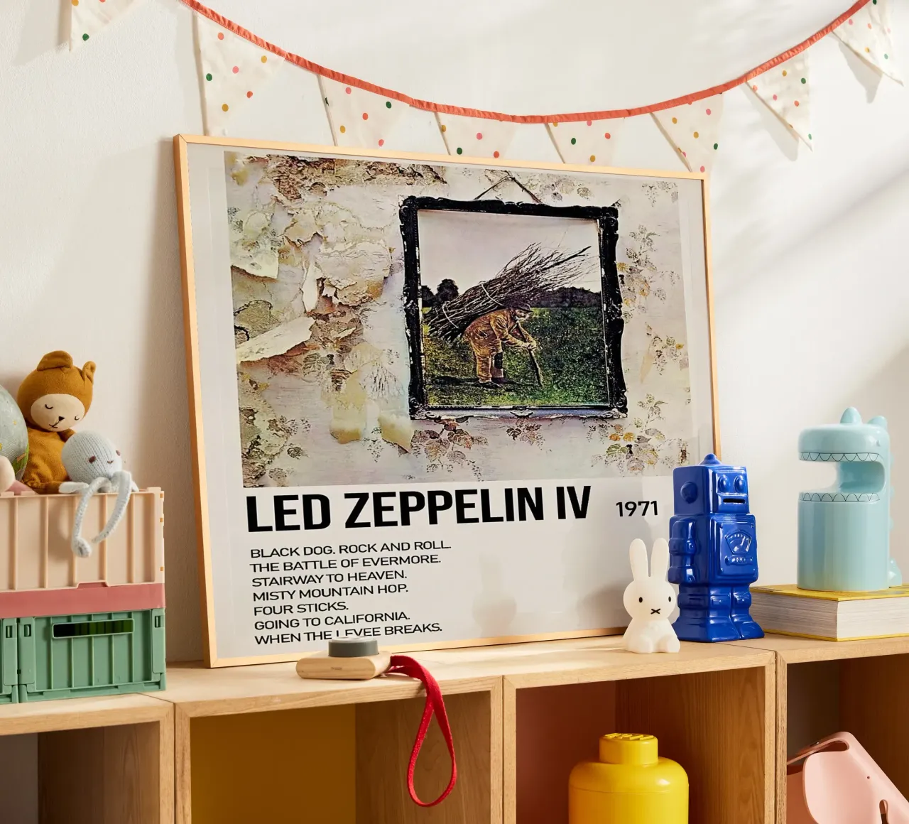 Led Zeppeelin poster con telaio in plastica da Roronoa7