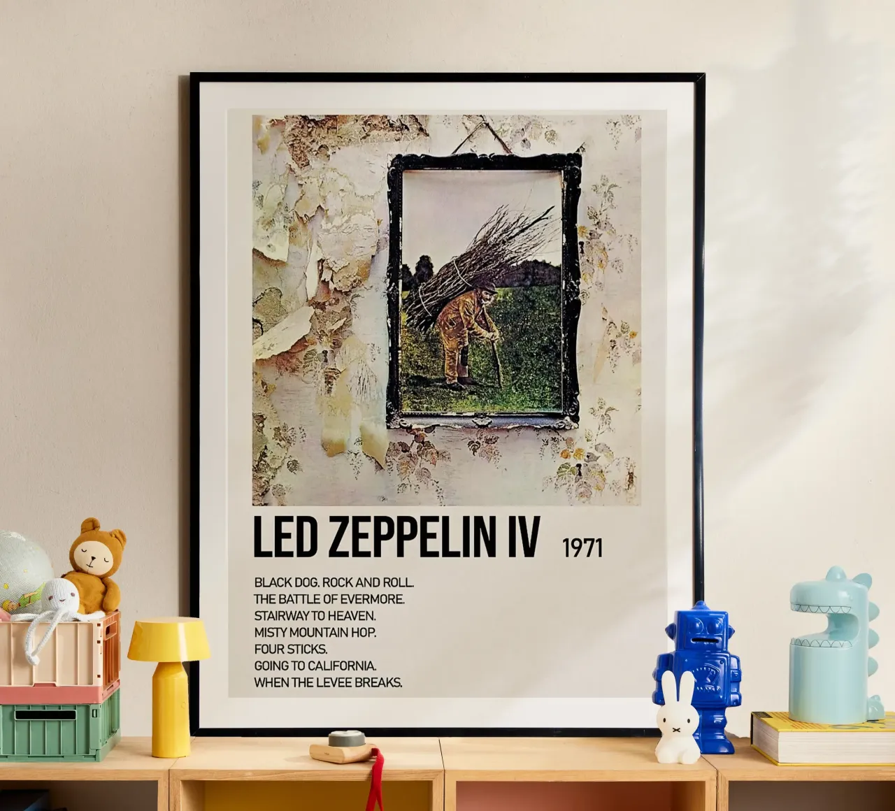 Led Zeppeelin poster con telaio in plastica da Roronoa7