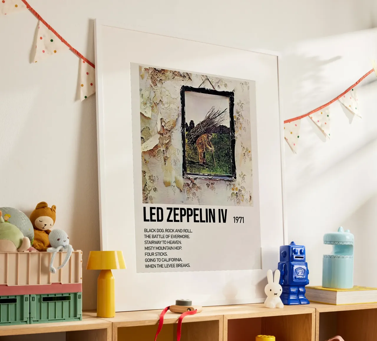 Led Zeppeelin poster con telaio in plastica da Roronoa7