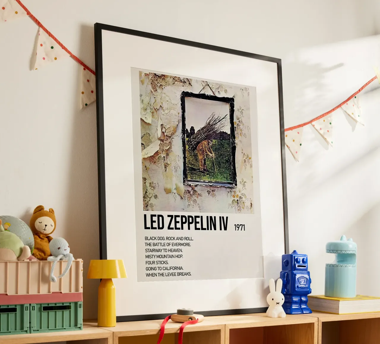Led Zeppeelin poster con telaio in plastica da Roronoa7