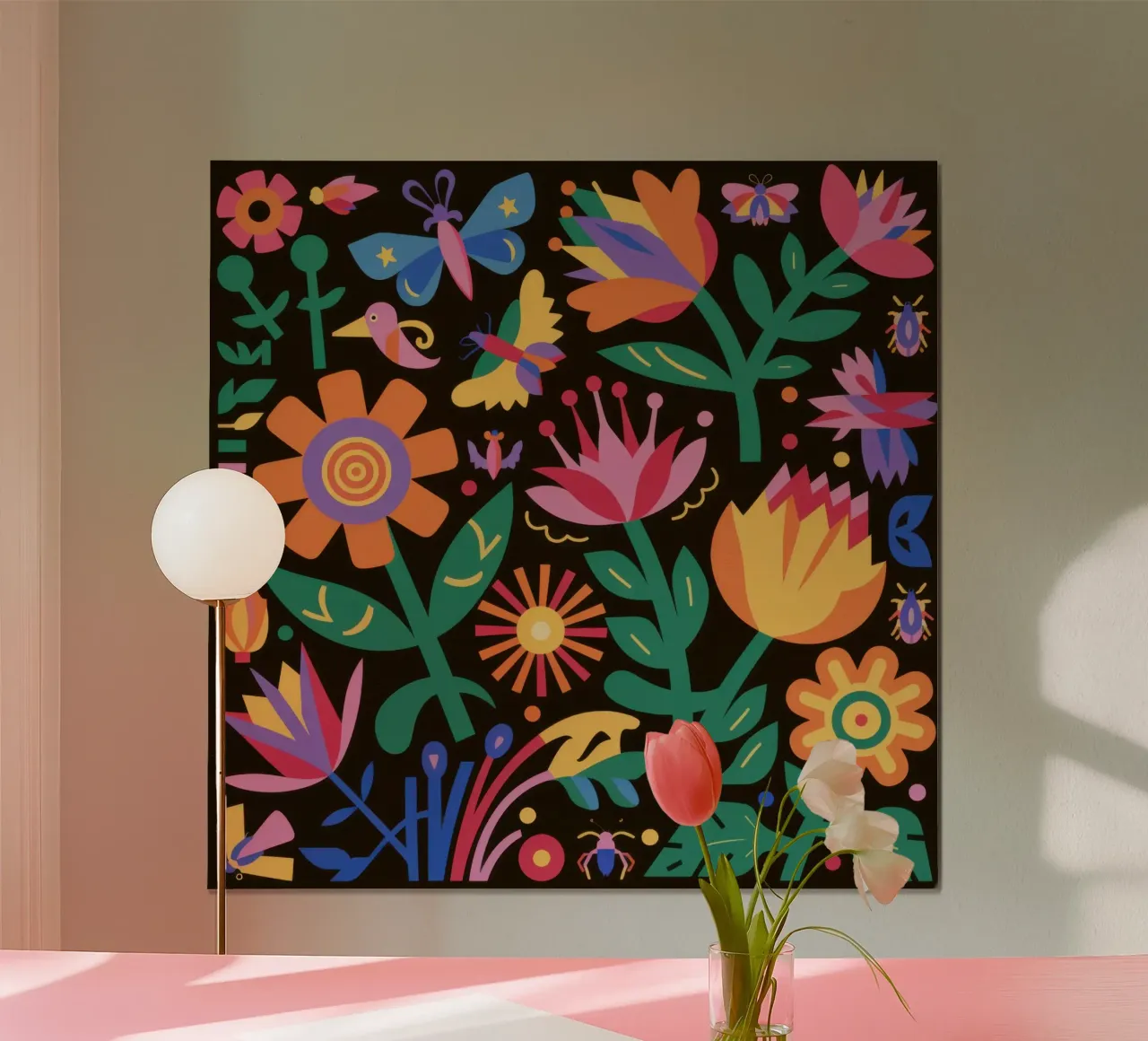 Giardino popolare di mezzanotte poster da Heaven Craft