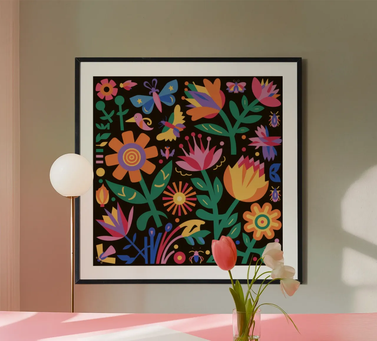 Giardino popolare di mezzanotte poster da Heaven Craft
