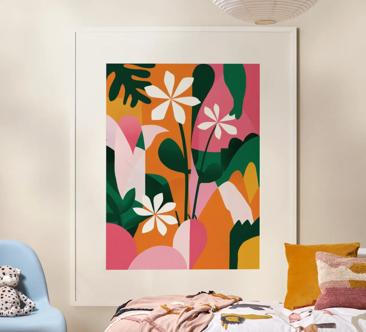 Serenità moderna dei petali poster da Orchid Patina
