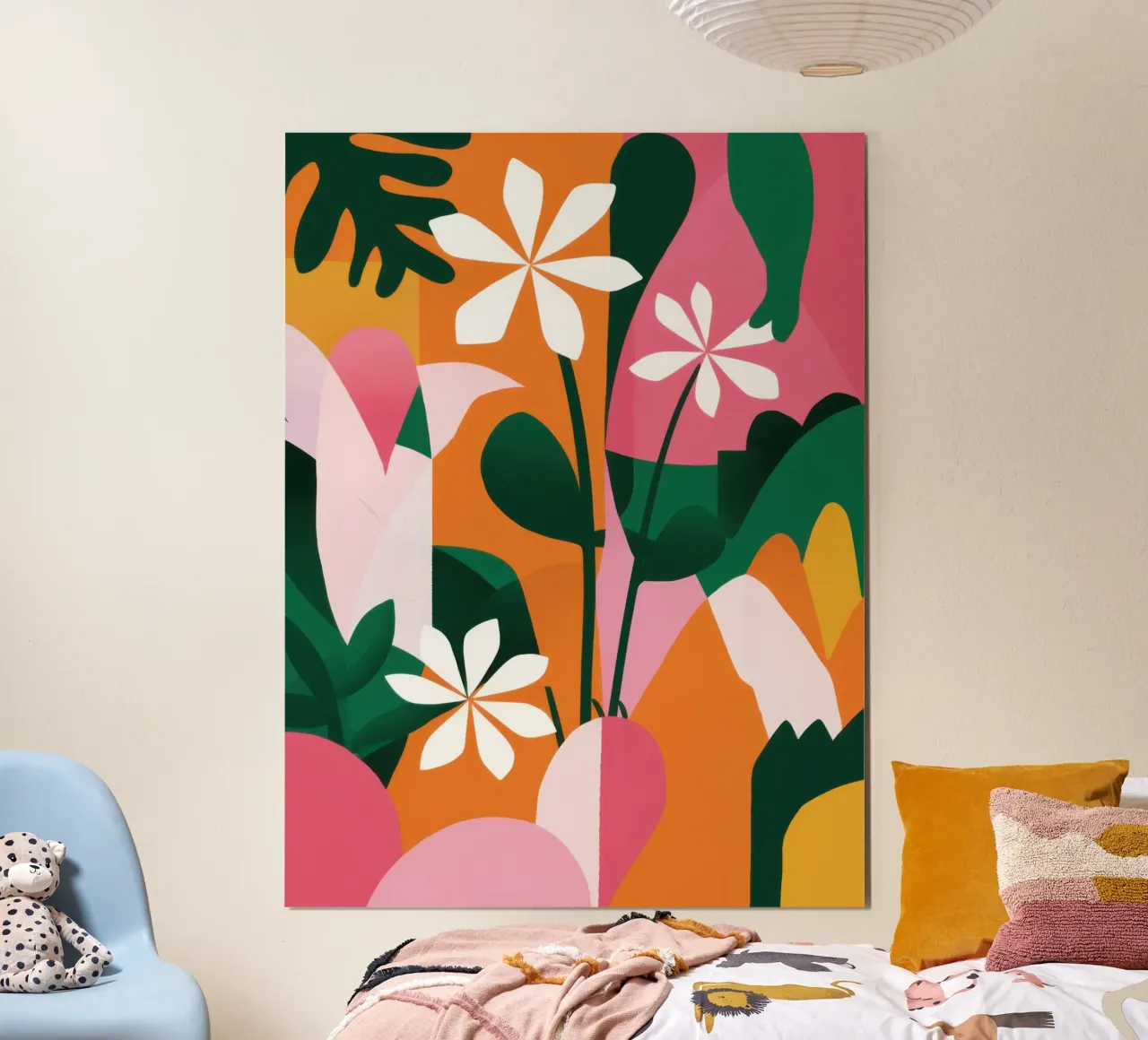 Serenità moderna dei petali poster da Orchid Patina