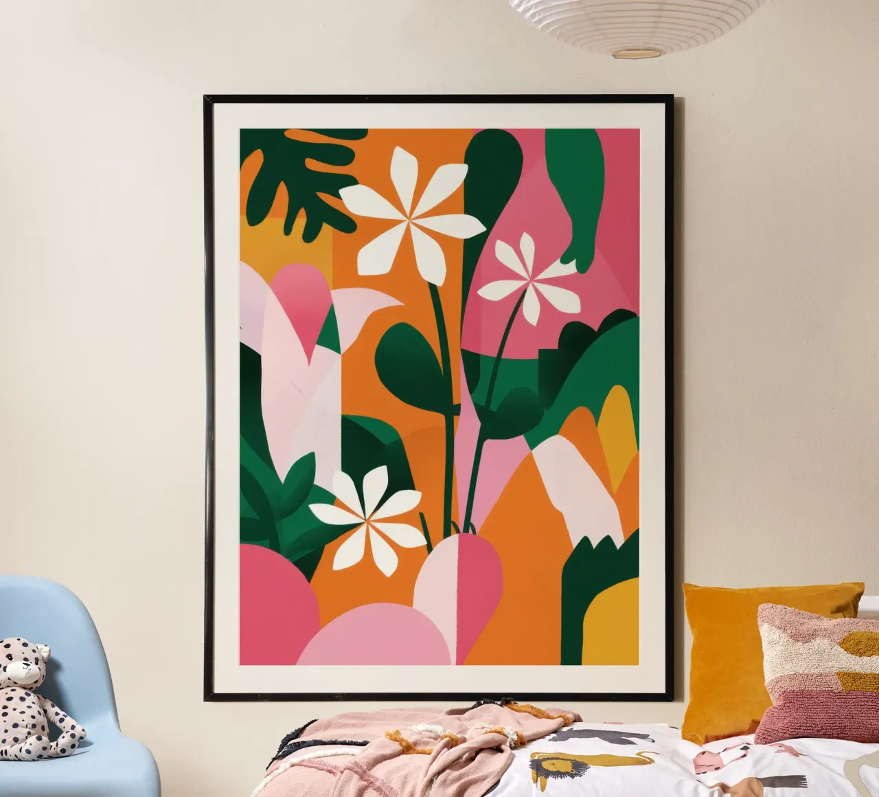 Serenità moderna dei petali poster da Orchid Patina