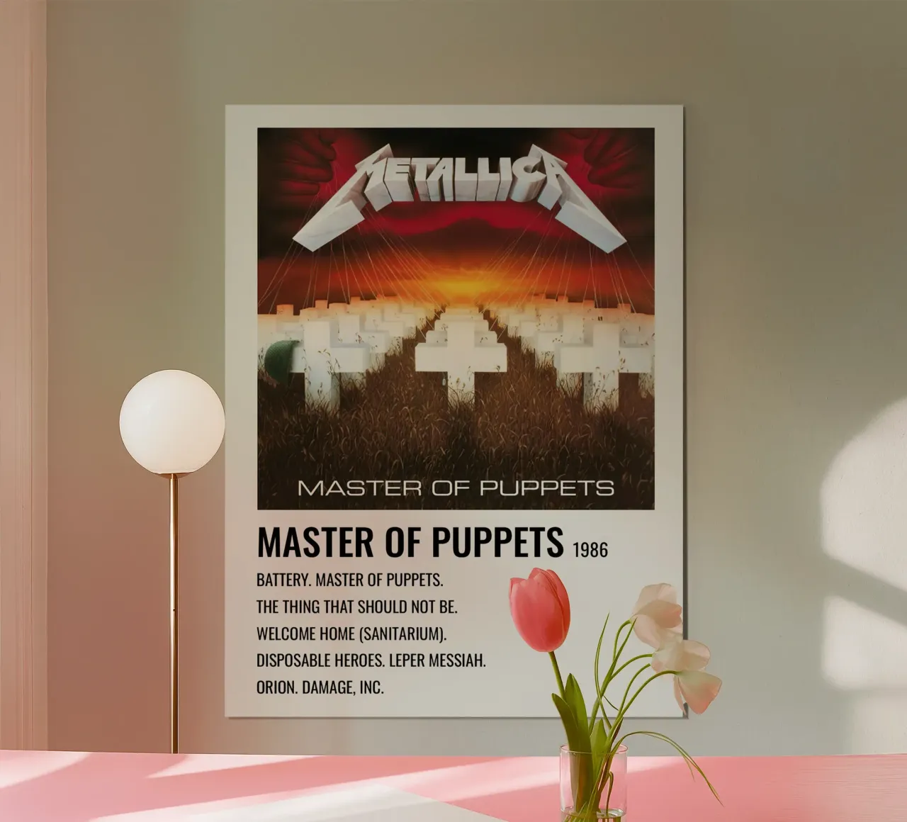 Metallica Master Of Puppets poster da Roronoa7
