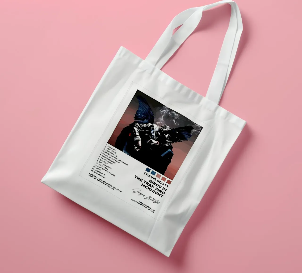 Travis Scott Birds In The Trap Sing Mcknighrt borsa in juta da Roronoa7