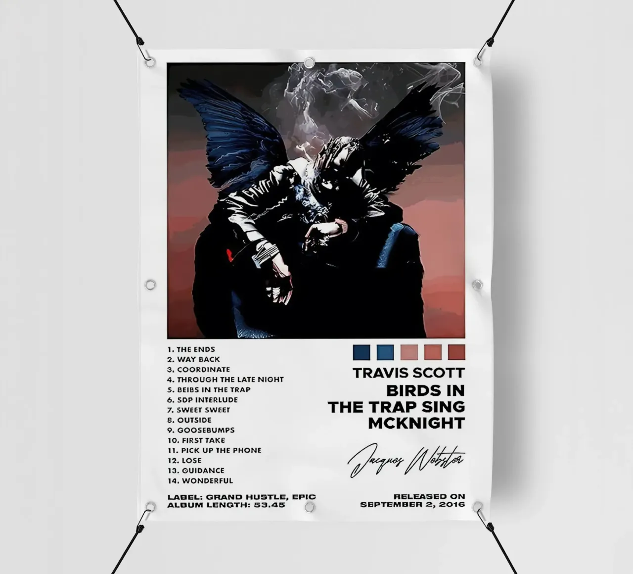 Travis Scott Birds In The Trap Sing Mcknighrt telo in pvc da Roronoa7