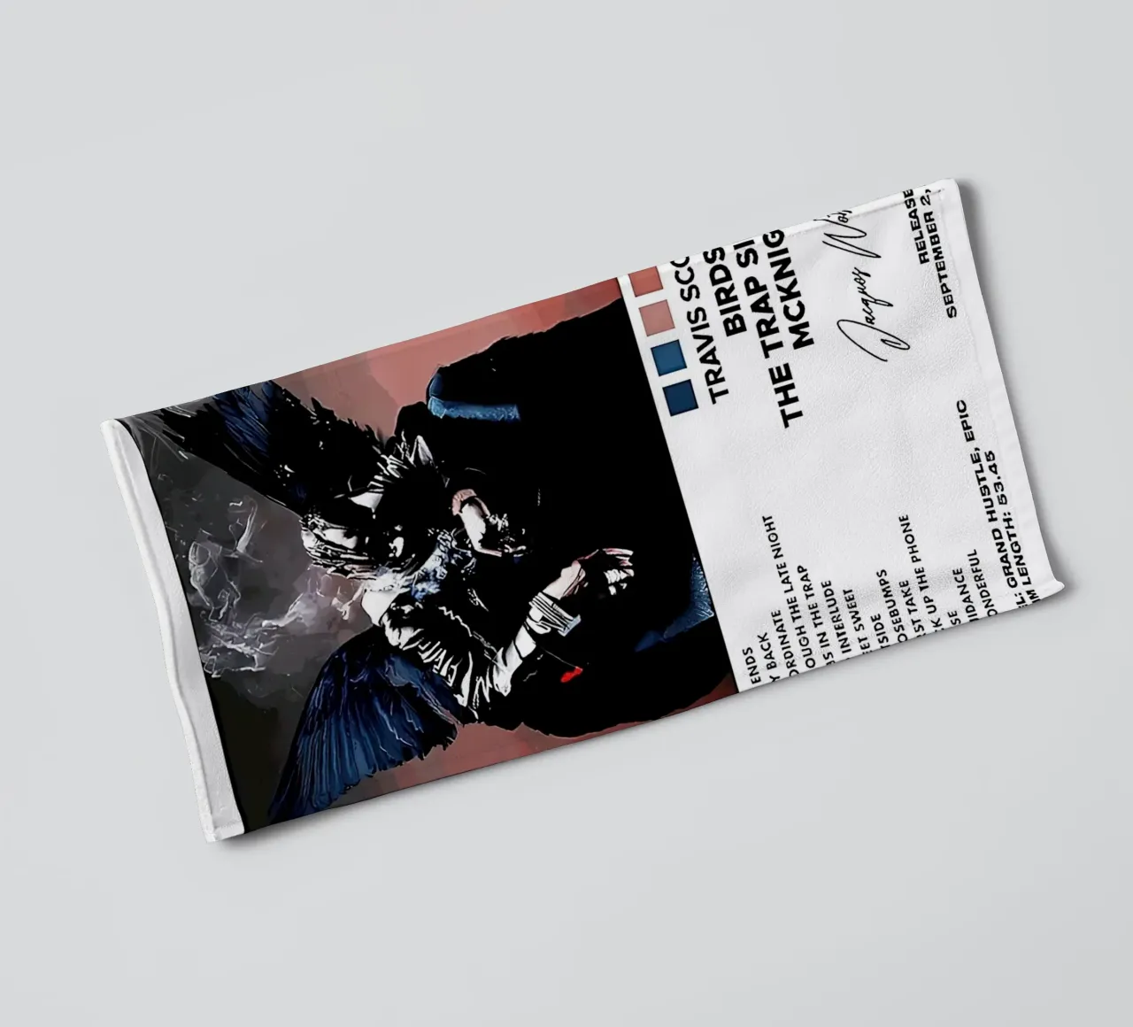 Travis Scott Birds In The Trap Sing Mcknighrt asciugamano da bagno da Roronoa7