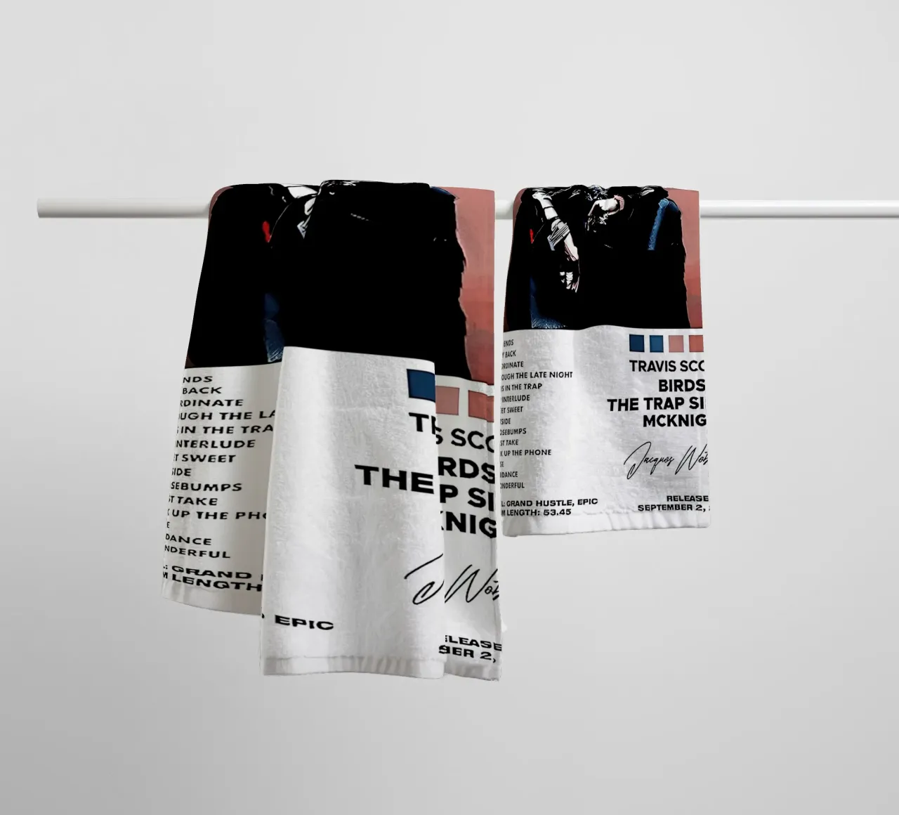 Travis Scott Birds In The Trap Sing Mcknighrt asciugamano da bagno da Roronoa7