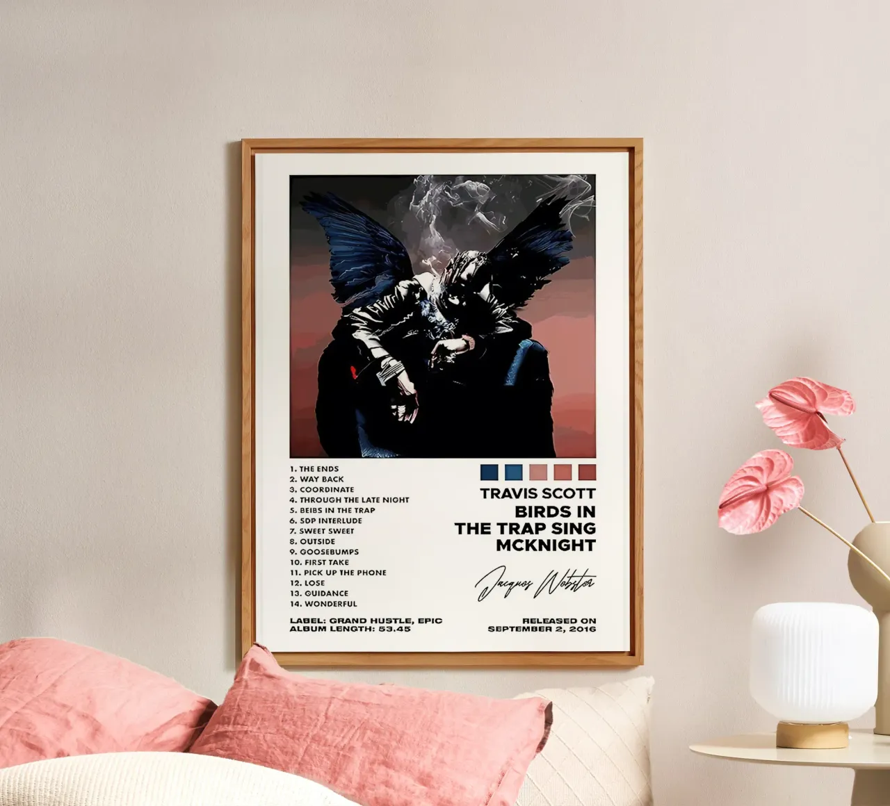 Travis Scott Birds In The Trap Sing Mcknighrt alluminio dibond da Roronoa7