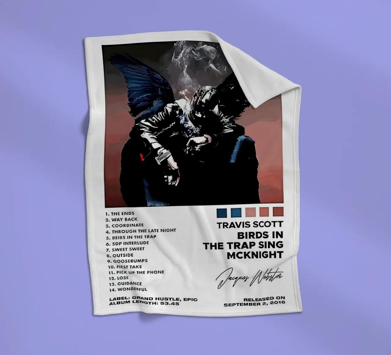Travis Scott Birds In The Trap Sing Mcknighrt coperta in pile da Roronoa7