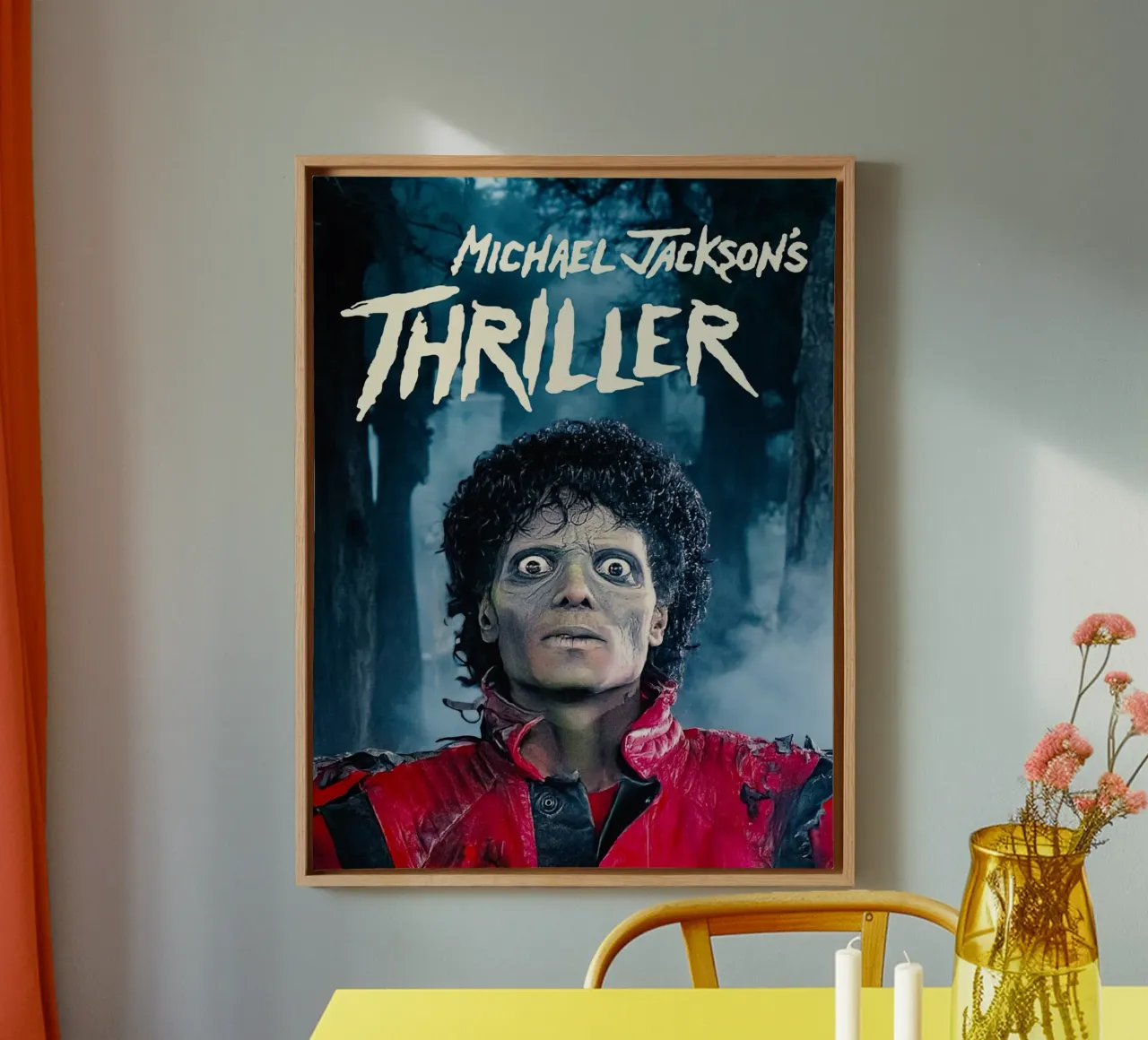 Michael Jackson Thriller canvas met Baklijst van Musadad Shop