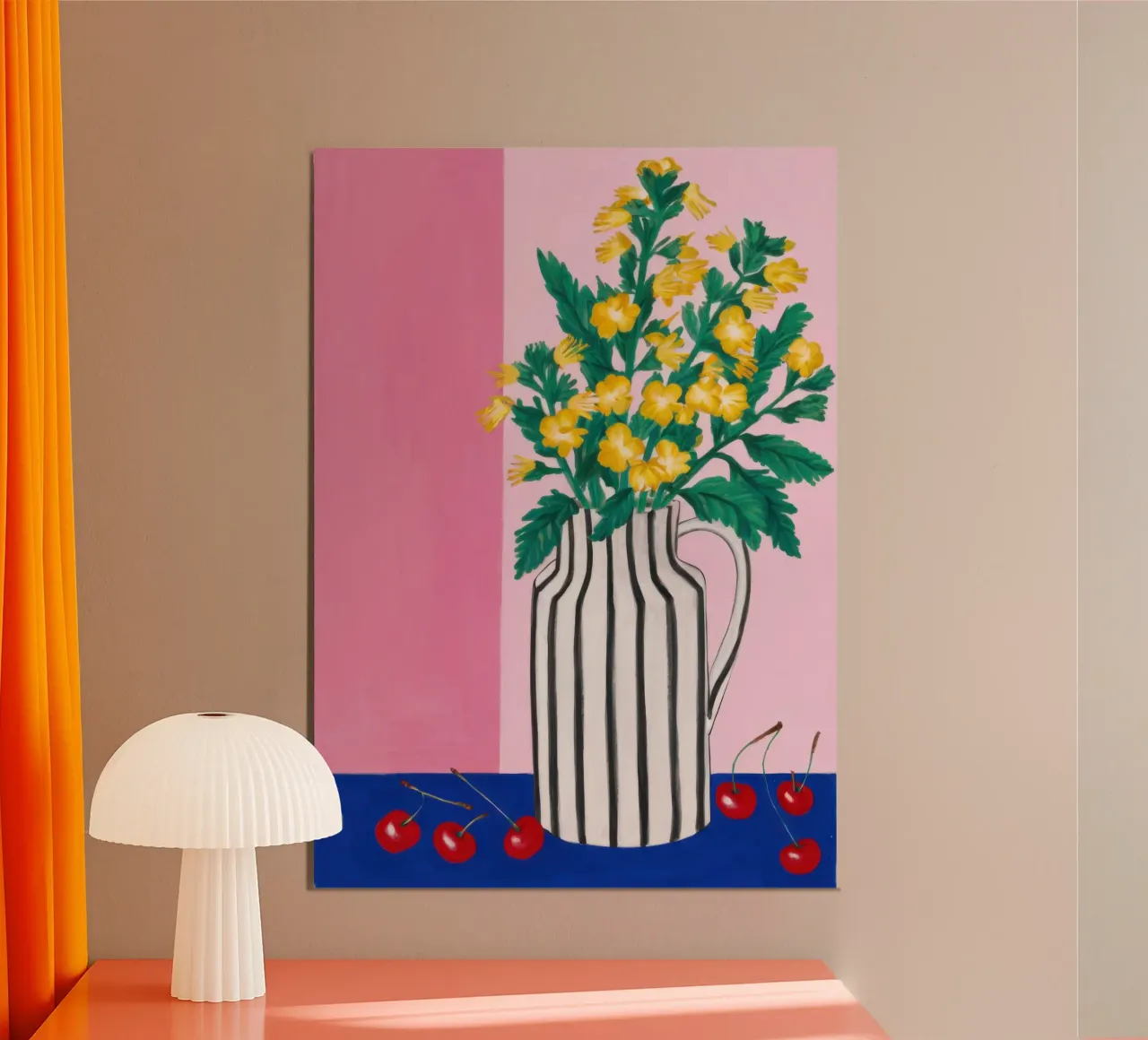 Zitronenzweig Stilleben Poster von Wish Studio