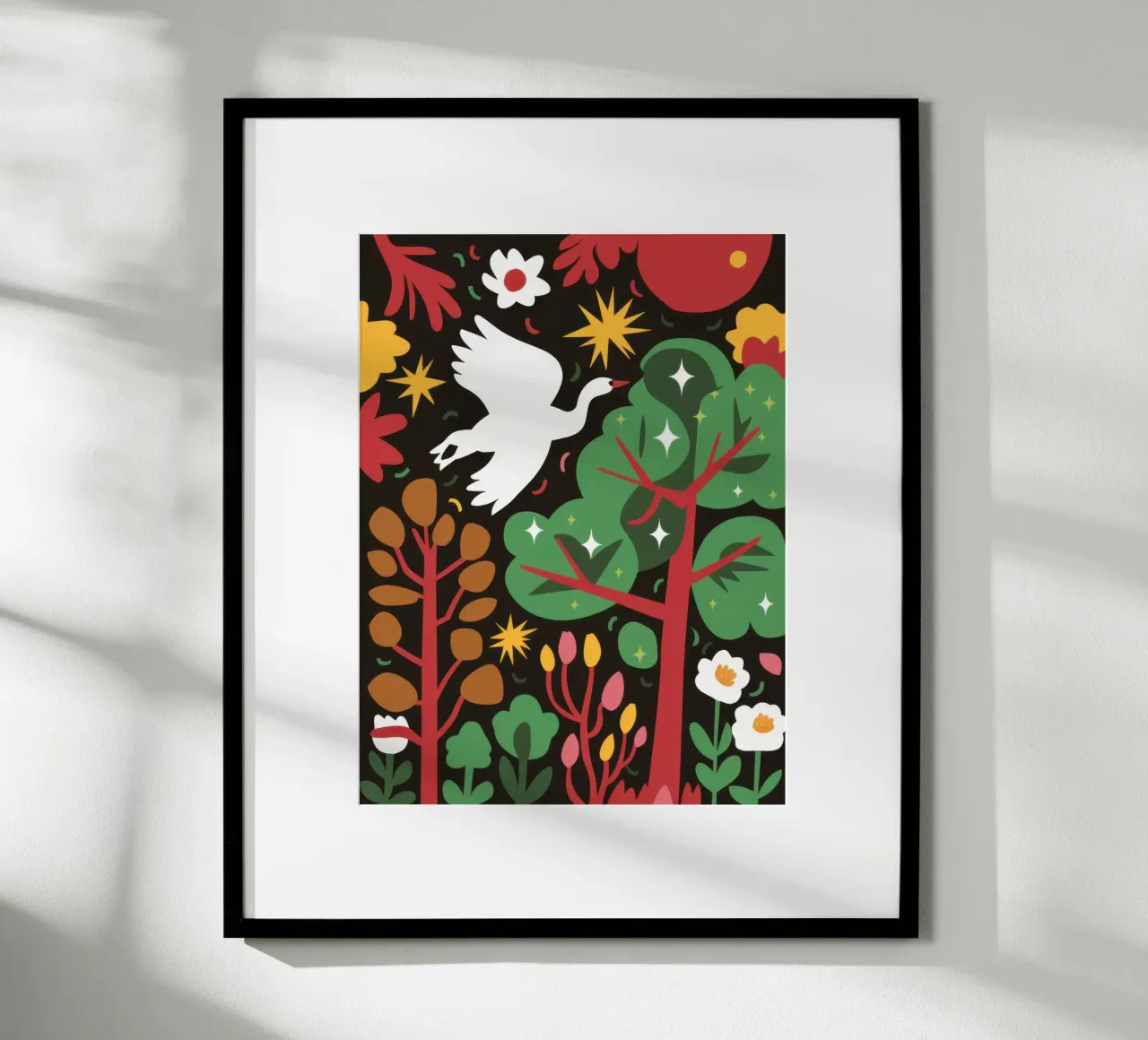 Giardino notturno mitico poster da Orchid Patina