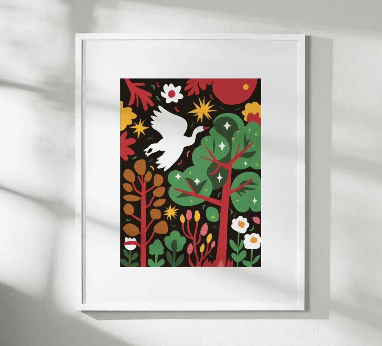 Giardino notturno mitico poster da Orchid Patina