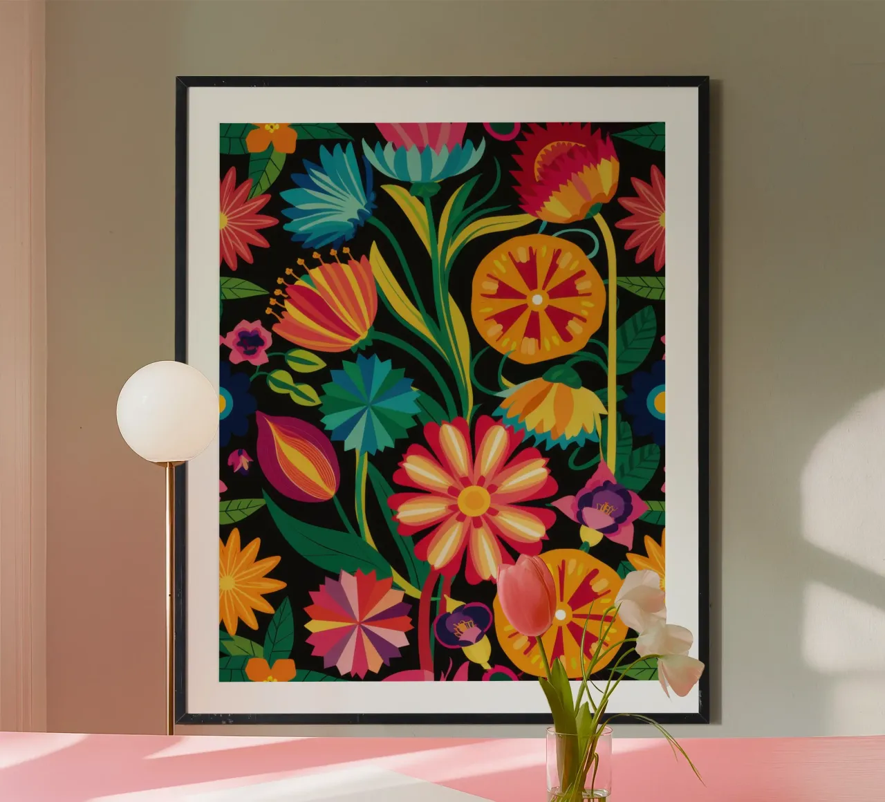 Fiesta Flora messicana poster da Moon Revolver