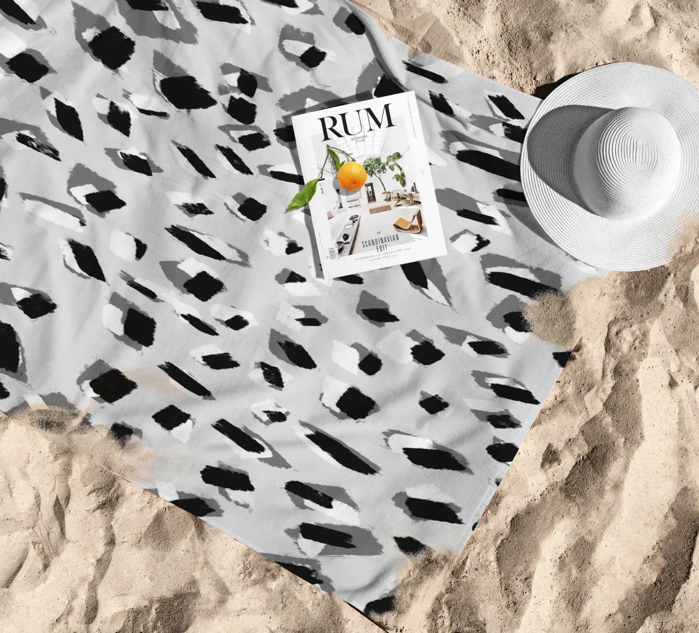 Pattern No 13 serviette de plage de treechild