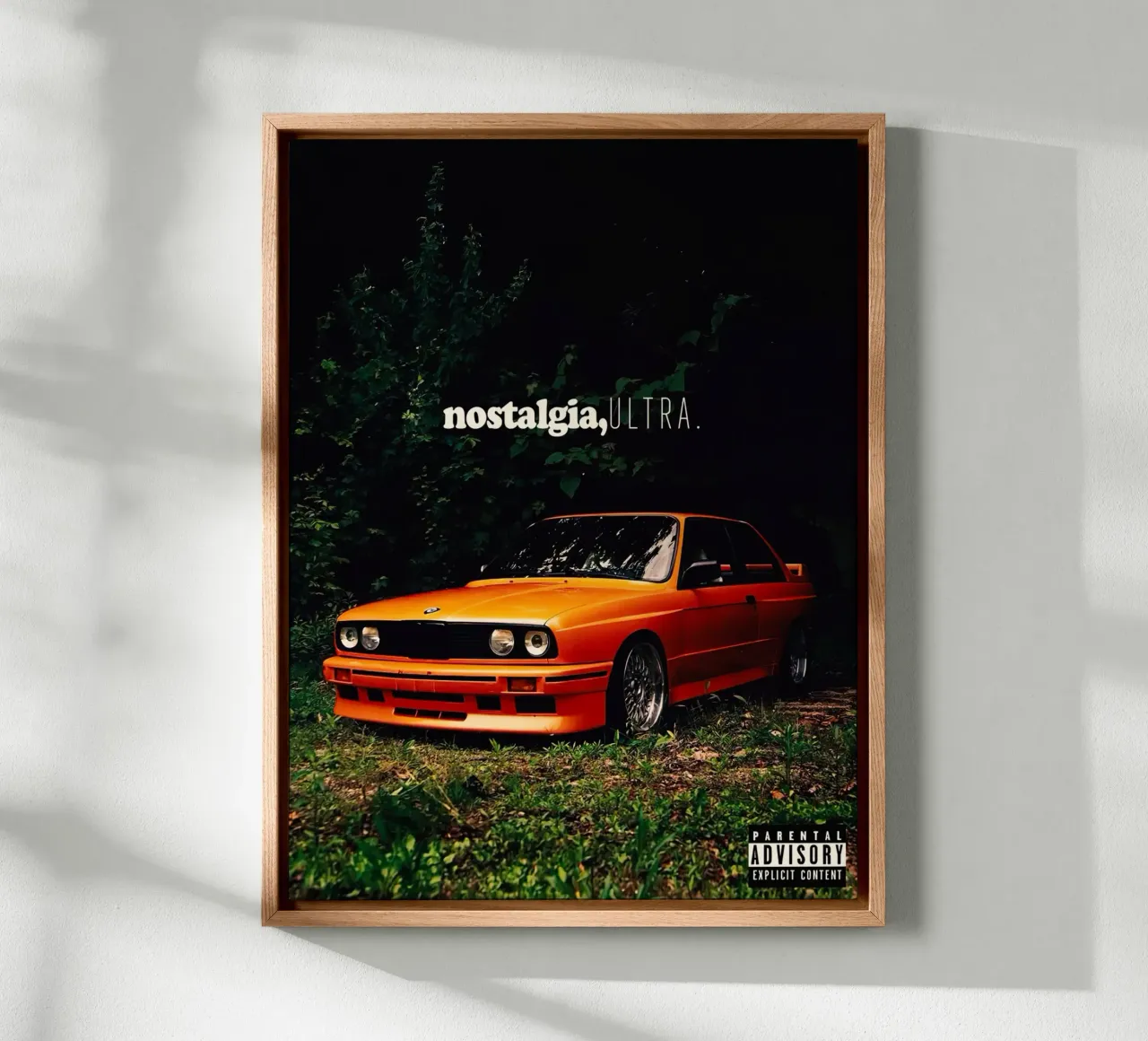 Frank Ocean Nostalgia Ultra canvas met Baklijst van Musadad Shop