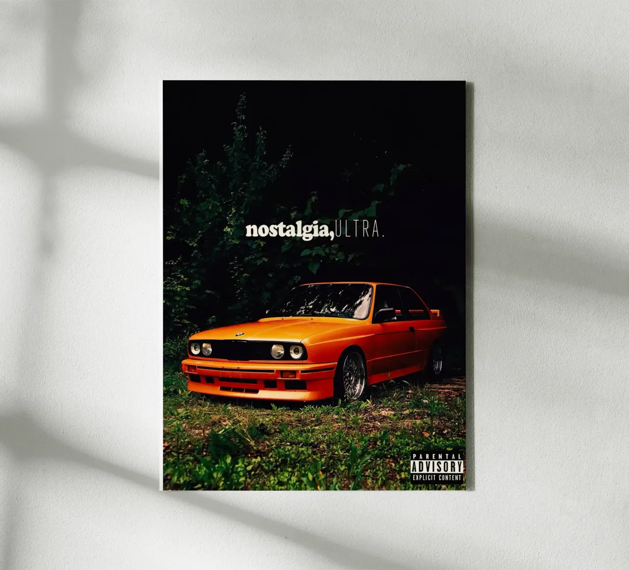 Frank Ocean Nostalgia Ultra canvas met Baklijst van Musadad Shop