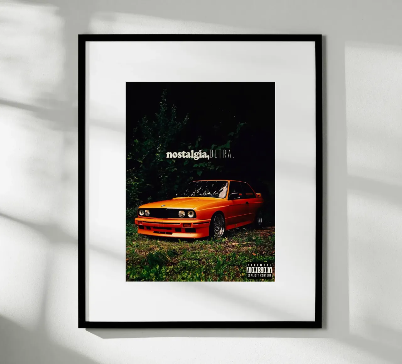 Frank Ocean Nostalgia Ultra poster con telaio in plastica da Musadad Shop