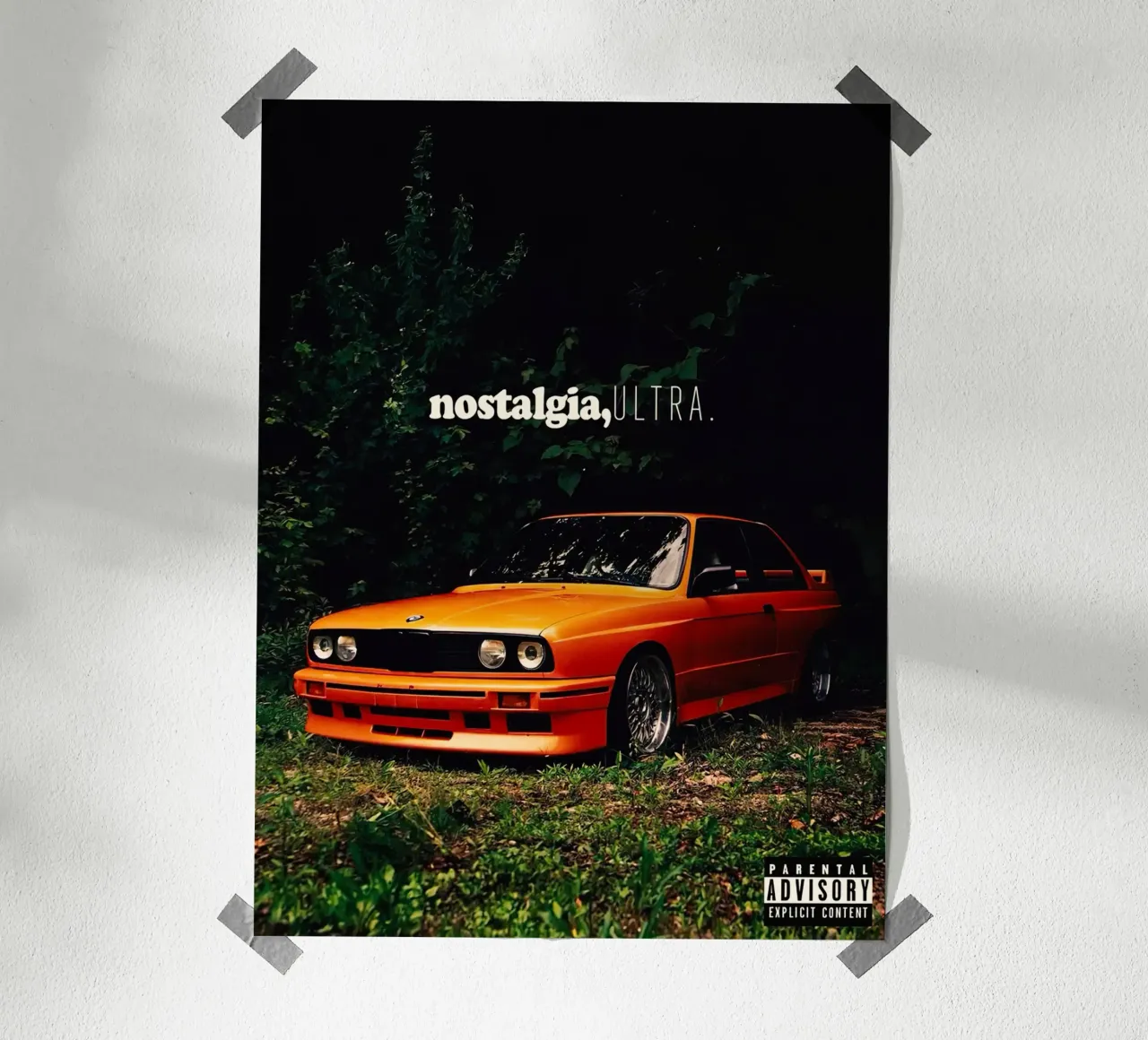 Frank Ocean Nostalgia Ultra poster con telaio in plastica da Musadad Shop