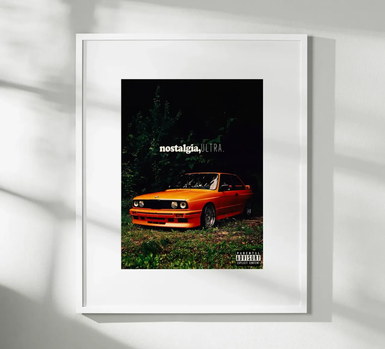 Frank Ocean Nostalgia Ultra poster con telaio in plastica da Musadad Shop