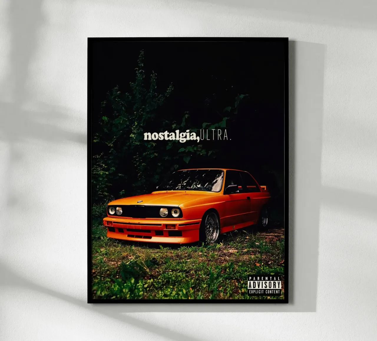 Frank Ocean Nostalgia Ultra poster con telaio in plastica da Musadad Shop